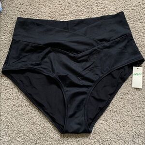 NWT Aerie Crossover High Waisted Full Coverage Bikini Bottoms